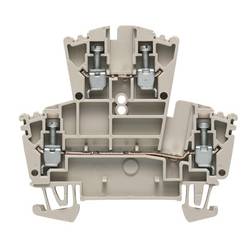 W-Series, Feed-through terminal, Double-tier terminal, Rated cross-section: Screw connection, Direct mounting WDK 2.5 OR 1021560000 oranžová Weidmüller 100 ks