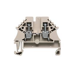 W-Series, Feed-through terminal, Rated cross-section: 2,5 mm², Screw connection, Direct mounting, Dark Beige WDU 2.5N 1023700000 Tmavě béžová Weidmüller 100 ks