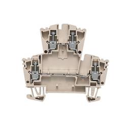 W-Series, Component terminal, Rated cross-section: 2,5 mm², Screw connection, Direct mounting WDK 2.5/D 1023200000 Tmavě béžová Weidmüller 100 ks