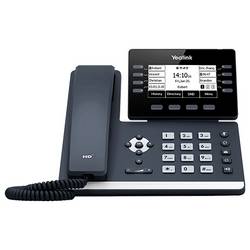 Yealink SIP-T53 šňůrový telefon, VoIP LCD displej dot matrix mono černá