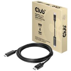 club3D DisplayPort / HDMI kabel Konektor DisplayPort, Zástrčka HDMI-A 3.00 m černá CAC-1087 Kabel DisplayPort