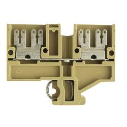 SAK Series, Feed-through terminal, Rated cross-section: 2,5 mm², Flat-blade connection, Direct mounting AST 1 6.3/2.8 0478260000 béžová, žlutá Weidmüller