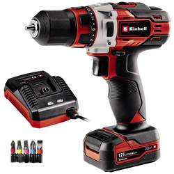 Einhell TE-CD 12/1 Li (1x2,0Ah) aku vrtací šroubovák, 12 V, 2 Ah Li-Ion akumulátor, vč. příslušenství, 4513590