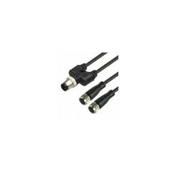 Pepperl+Fuchs V15-G-BK0,6M-PUR-A-TEE-V15 rozdělovač a adaptér pro senzory - aktory , 309708, piny: 5, 5, 0.6 m, 1 ks