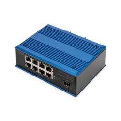 Digitus DN-651136 průmyslový ethernetový switch, 8 + 1 port, 10 / 100 / 1000 MBit/s
