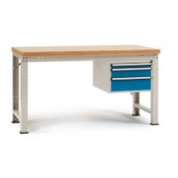Manuflex WP5417.7035 Kompletní dílenském základní PROFI s plastové desky, Šxhxv = 1500 x 700 x 840 mm