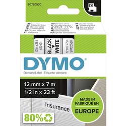 páska do štítkovače DYMO D1 45013 recyklovaný plast Barva pásky: bílá Barva písma:černá 12 mm 7 m