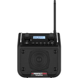 PerfectPro DABPRO DPR2 odolné rádio, DAB+, FM, AUX, Bluetooth, nárazuvzdorné, voděodolné, prachotěsné, černá