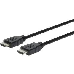 Digitus HDMI kabel Zástrčka HDMI-A, Zástrčka HDMI-A 3.00 m černá AK-330114-030-S 4K UHD, pozlacené kontakty HDMI kabel