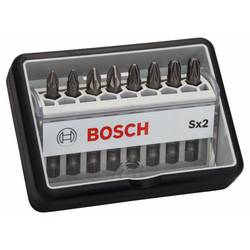 Bosch Accessories Robust Line 2607002557 sada bitů, 8dílná, křížový PZ, 1/4 (6,3 mm)